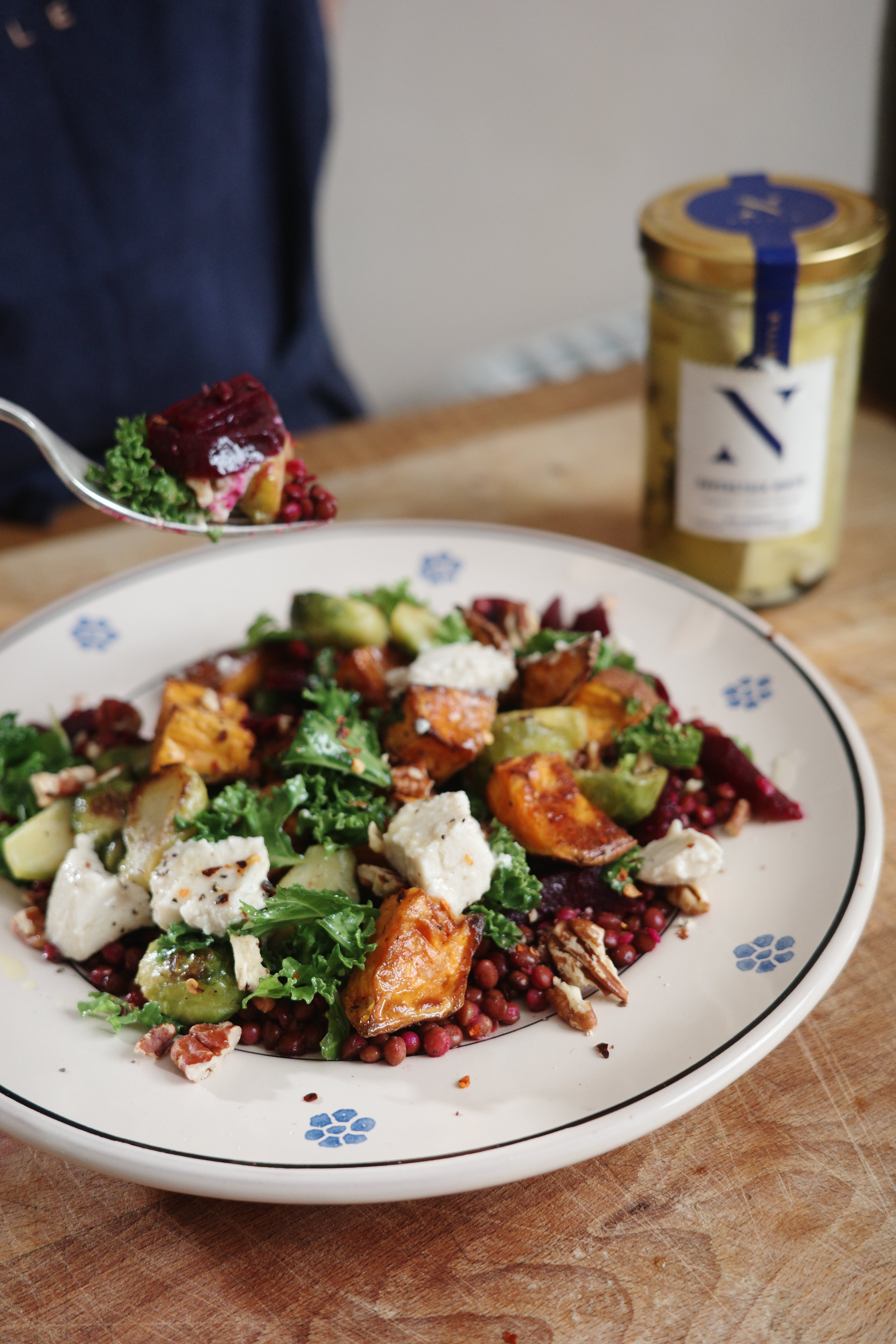 Lentil, Sweet Potato & Beetroot Salad