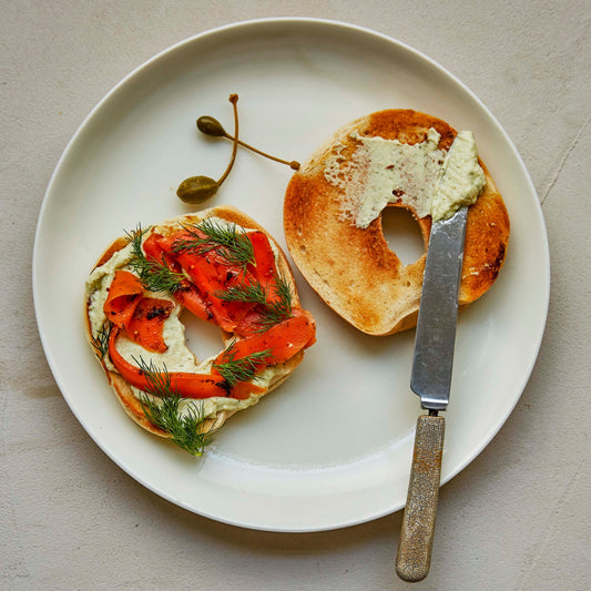 Smoked Carrot "Salmon" Bagel